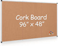 Extra Large Cork Bulletin Board 96" X 48", Foldable Notice Pin Board by Justdowhatyouwanttodo