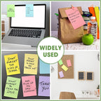Seajan 48 Pcs Lined Sticky Notes 4 x 6 Self Stick Note Pads 6 Bright Colors - Image 7