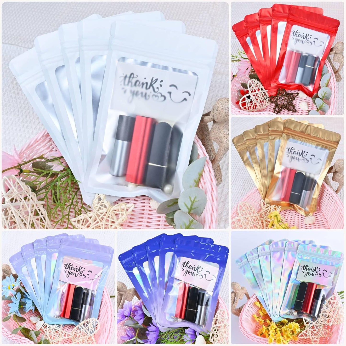 Resealable Mylar Pouch Pen Bags Great for Office Home Party Favor Food Storage Cookies Sample Jewelry Snack (100PCS, Black Color, 3 x 4.7 inch)