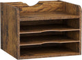 Snughome Vintage Wood File Organizer Desktop, 13.4’’ Document Letter Mail Tray by Snughome