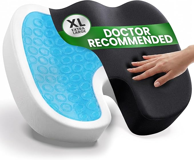 ComfiLife Extra Large Gel & Memory Foam Seat Cushion by ComfiLife