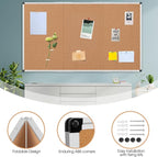 Extra Large Cork Bulletin Board 96" X 48", Foldable Notice Pin Board - Image 5