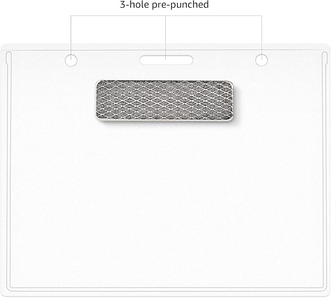 Amazon Basics Horizontal Magnetic Name Badge Holders - Image 6