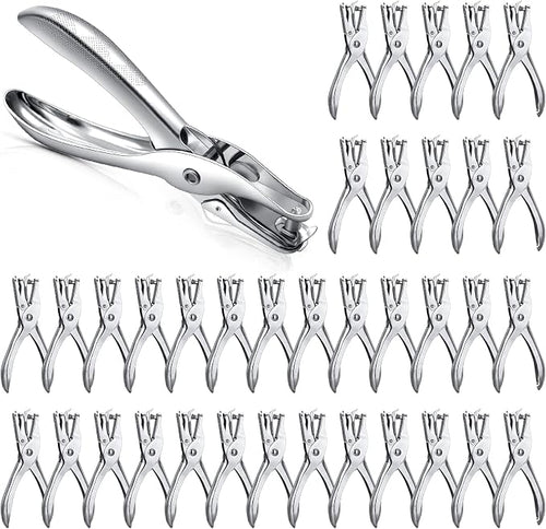 36 Pieces 1 Hole Punch 5 Sheet Capacity Single Handheld Hole Puncher Circle by Geosar