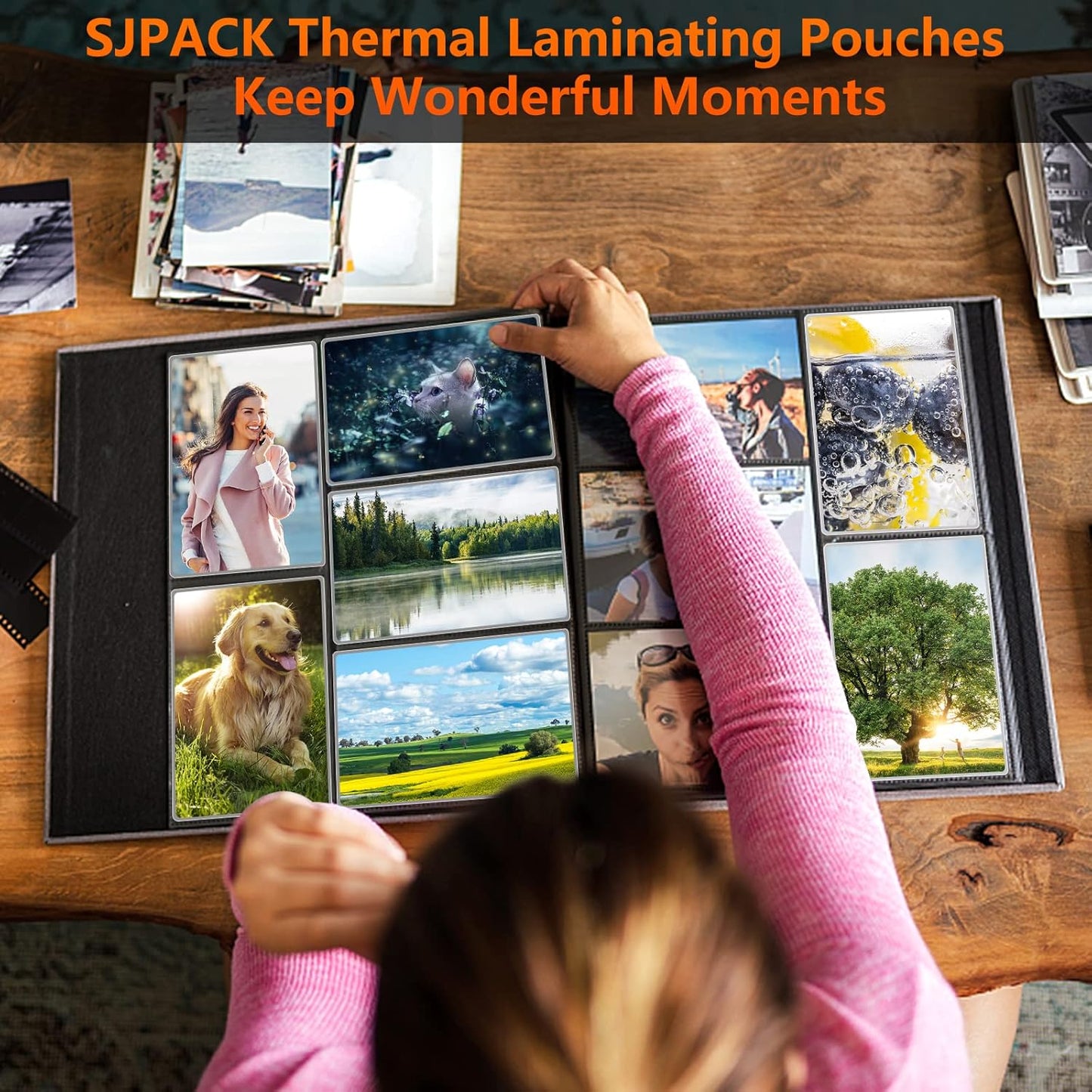 Thermal Laminating Pouches, 9 x 11.5 Inches Laminating Sheets, 3 mil Thick Laminate Sheets, 6000 Pack,Clear