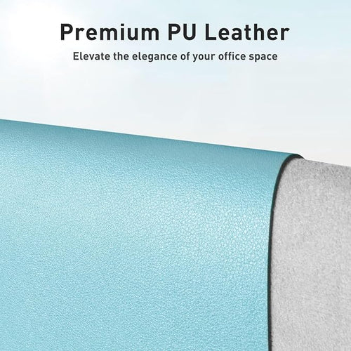 Aothia Faux Leather Desk Mat – Large Mouse Pad, Non-Slip PU Leather Blotter - Image 2