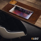 Elizo Real Leather Desk Mat Set Large Desk Cover Desk Blotter Protector - Image 6
