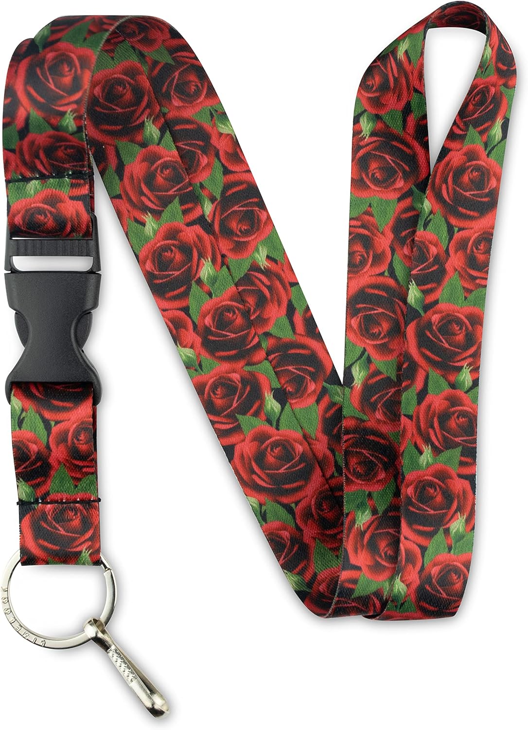 Limeloot Lanyard for Keys, ID Badge, Accessories | Neck Lanyard for Men and Women with Quick Release Buckle and Flat Ring