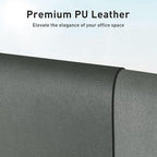 Aothia Faux Leather Desk Mat – Large Mouse Pad, Non-Slip PU Leather Blotter - Image 2