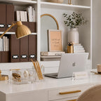 BLU MONACO | Cardboard Magazine File Holder Set of 6 | Vertical Magazine File - Image 2