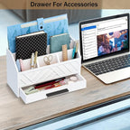 dreampossible Wood Desk Organizer and Accessories - Image 2
