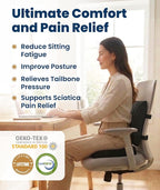 Everlasting Comfort Doctor Recommended Memory Foam Seat Cushion - Image 2