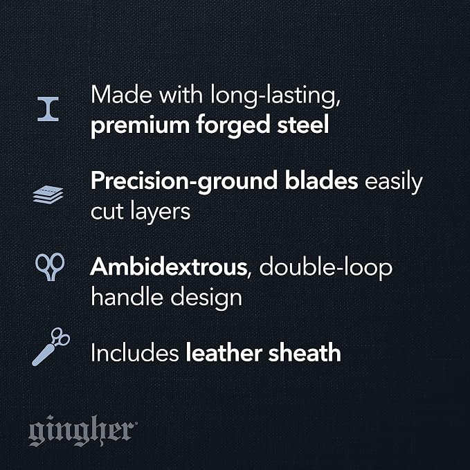 Gingher Curved Embroidery Scissors, Sharp Knife Edge Sewing Scissors - Image 5