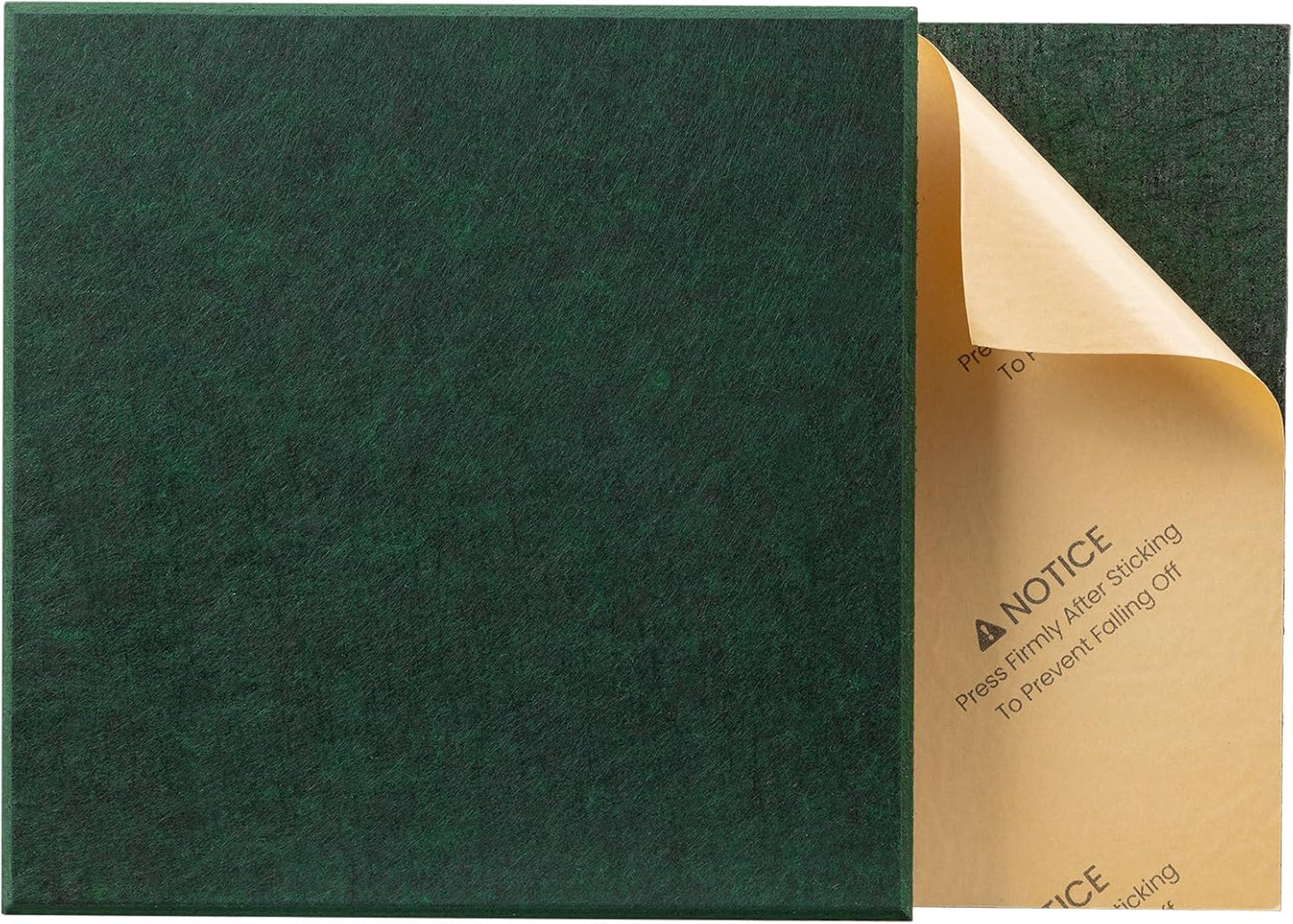 Sonicism 22 Pack Acoustic Wall Panels with Self-Adhesive, 12" X 12" X 0.4" Sound Proof Foam Panels, Decorative Soundproof Wall Panels, Sound Proof Absorbing Tiles for Home & Offices, Dark Green