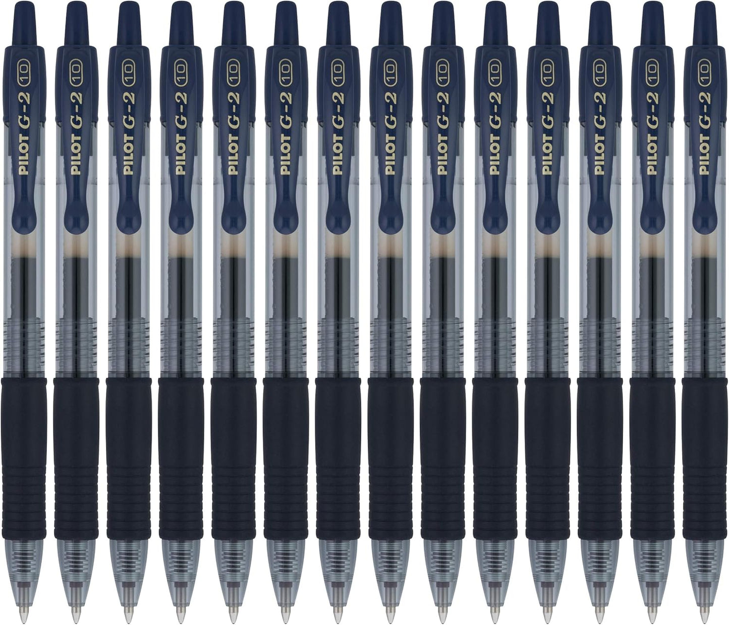 Pilot, G2 Premium Gel Roller Pens, Bold Point 1 mm, Pack of 14, Navy