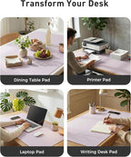 Aothia Faux Leather Desk Mat - Image 6