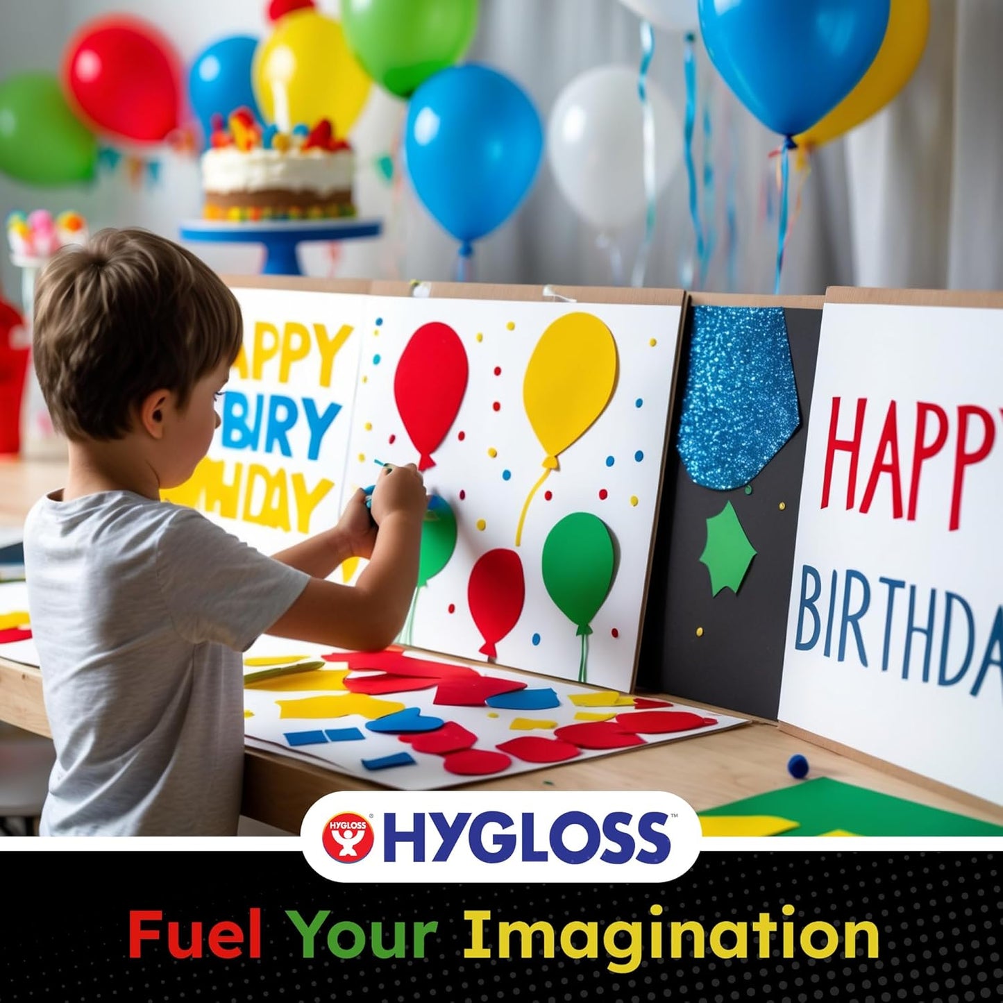 Hygloss Large Colored Poster Board 22x28 - 100 Assorted Standard Color Poster Boards Bulk Pack - Red, Yellow, Green, Blue, Black - 10 Pt. Thickness Poster Board Paper - Posterboard Multipack 22" x 28"