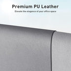 Aothia Faux Leather Desk Mat – Large Mouse Pad, Non-Slip PU Leather Blotter - Image 2