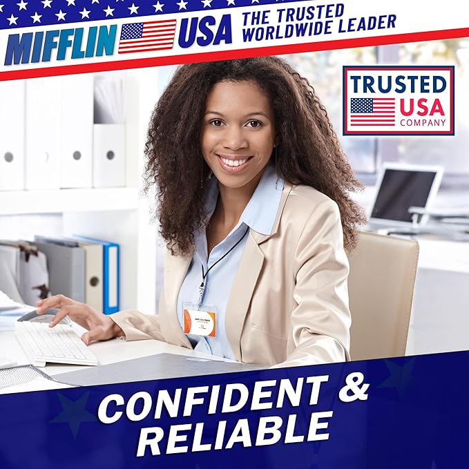 Mifflin-USA - ID Name Badge Holder - 4x3 Inch, Bulk 250 Pack - Quick Load - Image 6