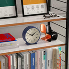 JONES CLOCKS® Venus Desk Clock | Modern Round Design | Blue | Stylish Retro Look - Image 4