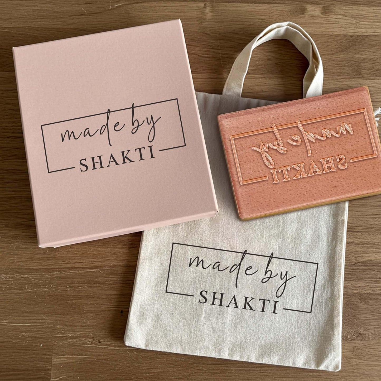 Custom Logo Stamp - Personalized Rubber Stamp - Multiple Size Options Available - Upload Your Logo (3"x4")
