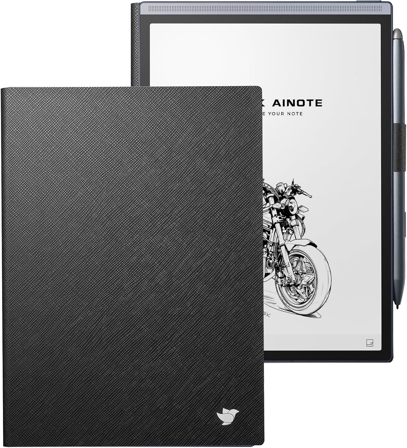 Black Protective Folio Case for iFLYTEK 8.2" AINOTE Air 2 Note-Taking E-Ink Tablet (Black Case)