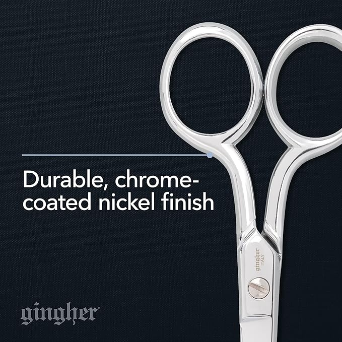Gingher 4" Embroidery Scissors, Precision Craft Scissors, Hand-Tuned Blades & - Image 3
