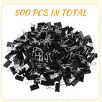 Jetec 500 Pieces 1 Inch Black Binder Clips Bulk Medium Paper Clamps Metal Paper - Image 7
