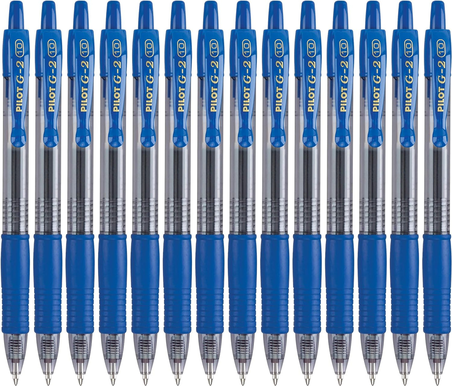 Pilot, G2 Premium Gel Roller Pens, Bold Point 1 mm, Pack of 14, Blue