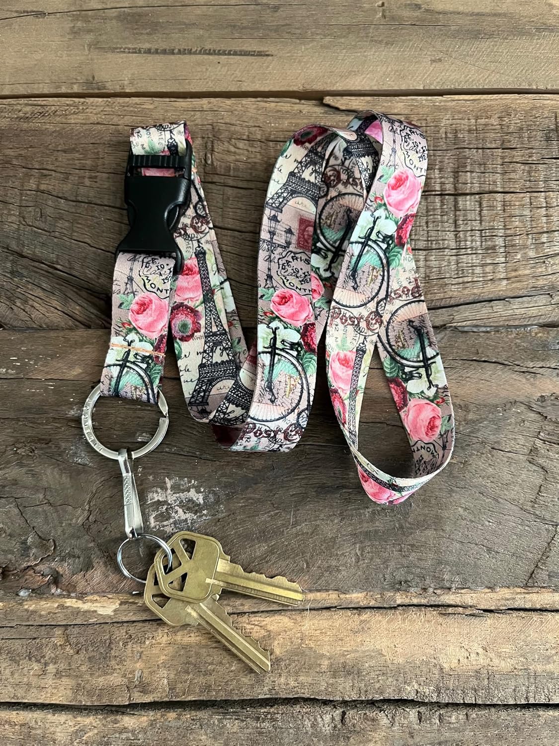 Limeloot Lanyard for Keys, ID Badge, Accessories | Neck Lanyard for Men and Women with Quick Release Buckle and Flat Ring