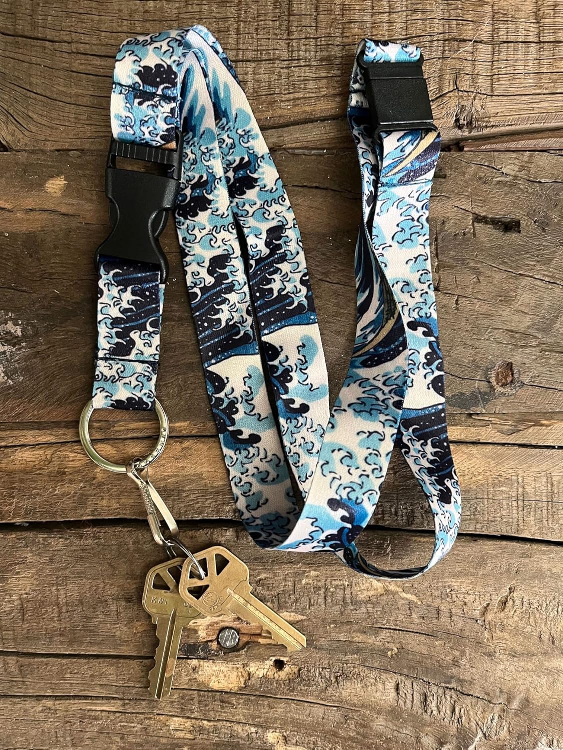 Limeloot Lanyard for Keys, ID Badge, Accessories | Neck Lanyard for Men and Women with Quick Release Buckle and Flat Ring