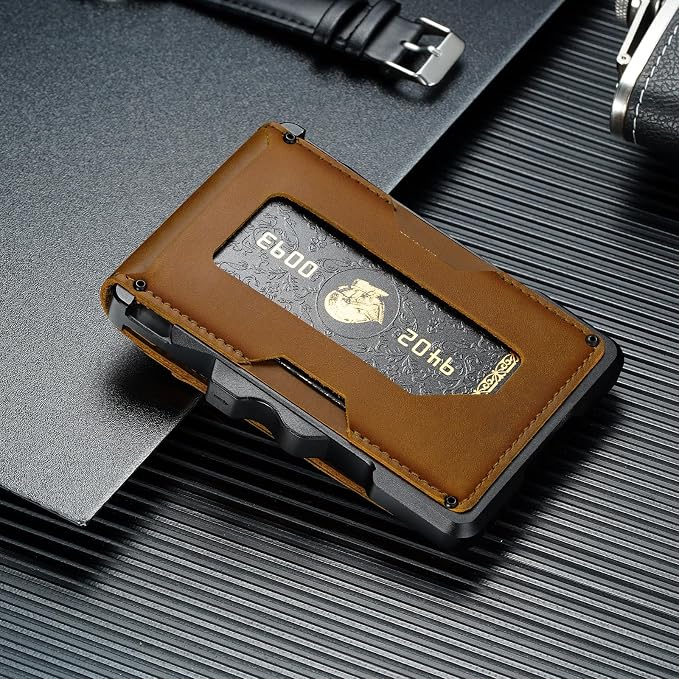 furid Genuine Leather Wallet for Men: Slim RFID Minimalist Wallets - Image 9
