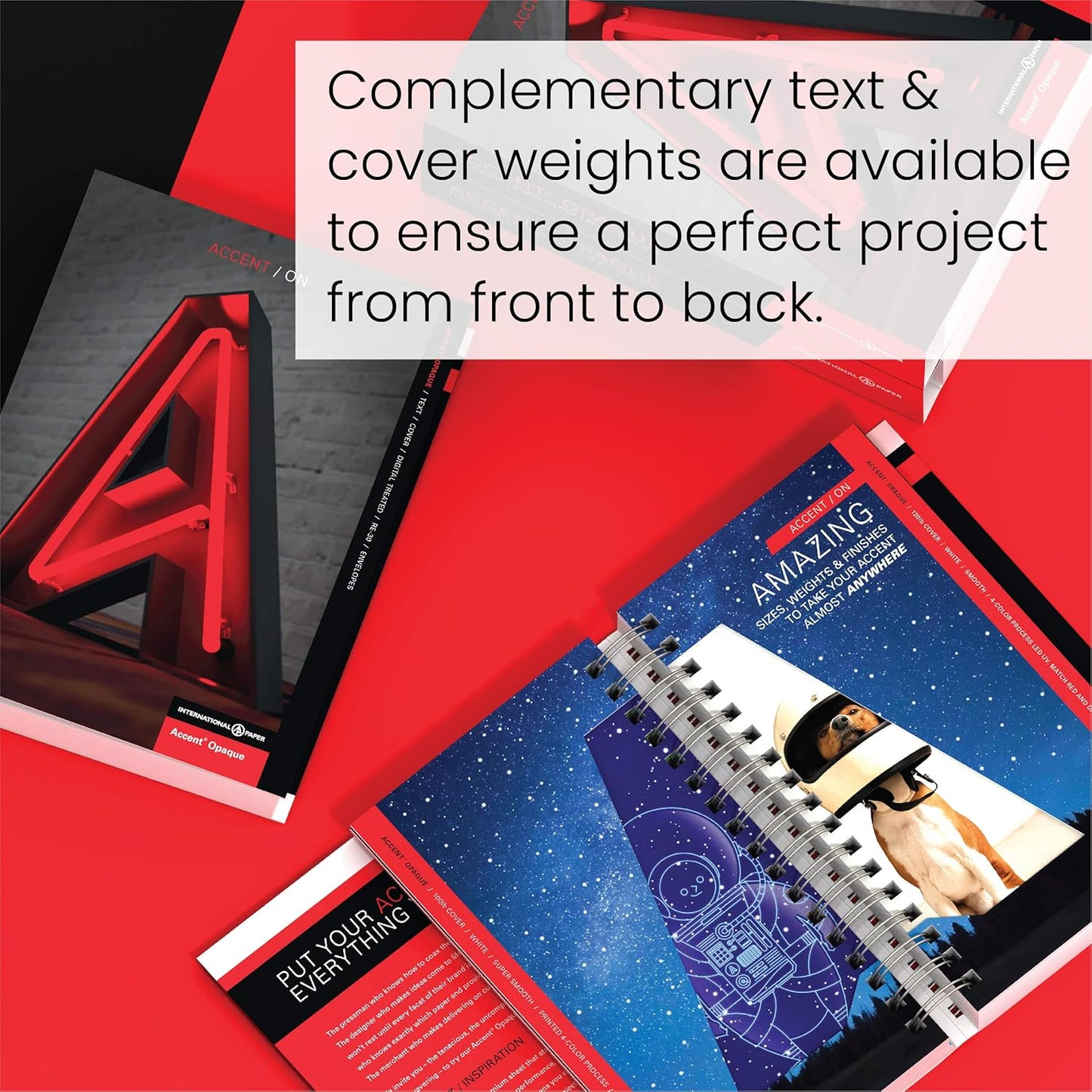 Accent Opaque White Printer Paper, 12” x 18” 40lb Copy Paper – 1,250 Sheets (5 Reams) – Premium Computer Paper with Super Smooth Finish, 97 Bright, 148gsm – Ideal for Ink Heavy Printing – 189026C