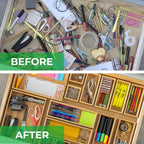 Grow Forward Bamboo Drawer Organizer Boxes - Image 4
