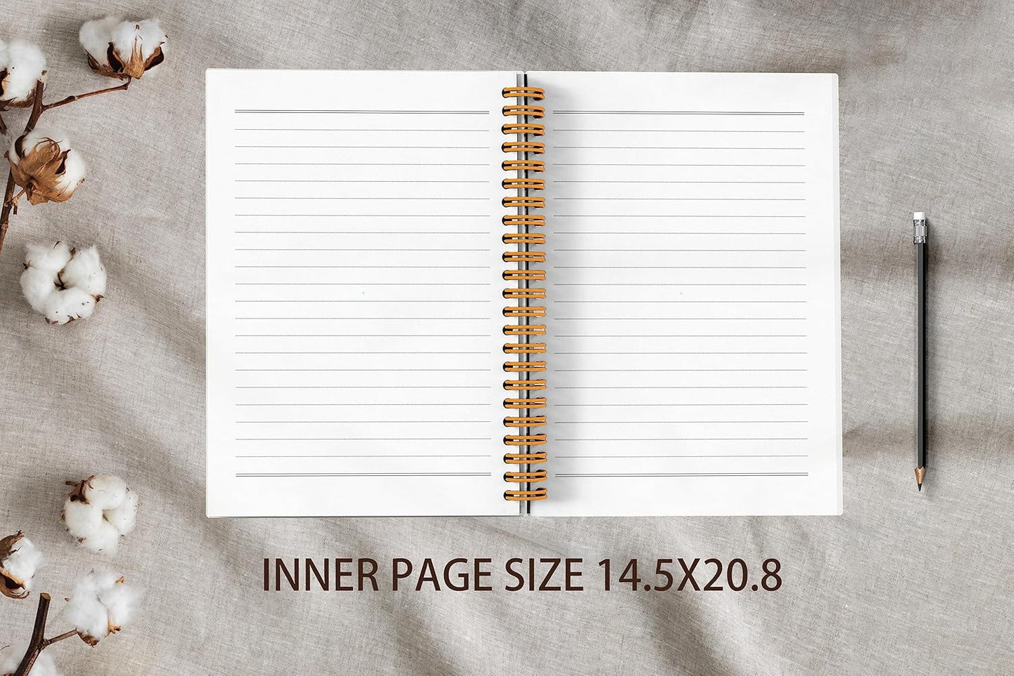 VNWEK Bible Scripture 2 Corinthians 5:7 For Me Walk By Faith Not By Sight Spiral Notebook Journal 5.5 X 8.3 Inches,Christian Lined Hardcover Spiral Notebook,Christian Gifts For Women Men Faith Teens