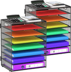 8 Tier Paper Letter Tray Organizer by GoldOrcle