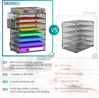 8 Tier Paper Letter Tray Organizer - Image 5