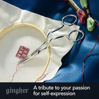 Gingher Double-Curved Embroidery and Appliqu Scissors - Image 7