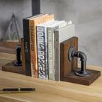 MyGift Book Ends, Decorative Bookends, Heavy Duty Book Holders - Image 8