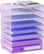 8 Tier Paper Letter Tray Organizer by GoldOrcle