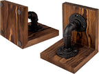 MyGift Book Ends, Decorative Bookends, Heavy Duty Book Holders - Image 4