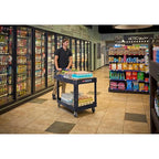 Rubbermaid Commercial Products 2-Shelf Utility/Service Cart, Lipped Shelves - Image 12