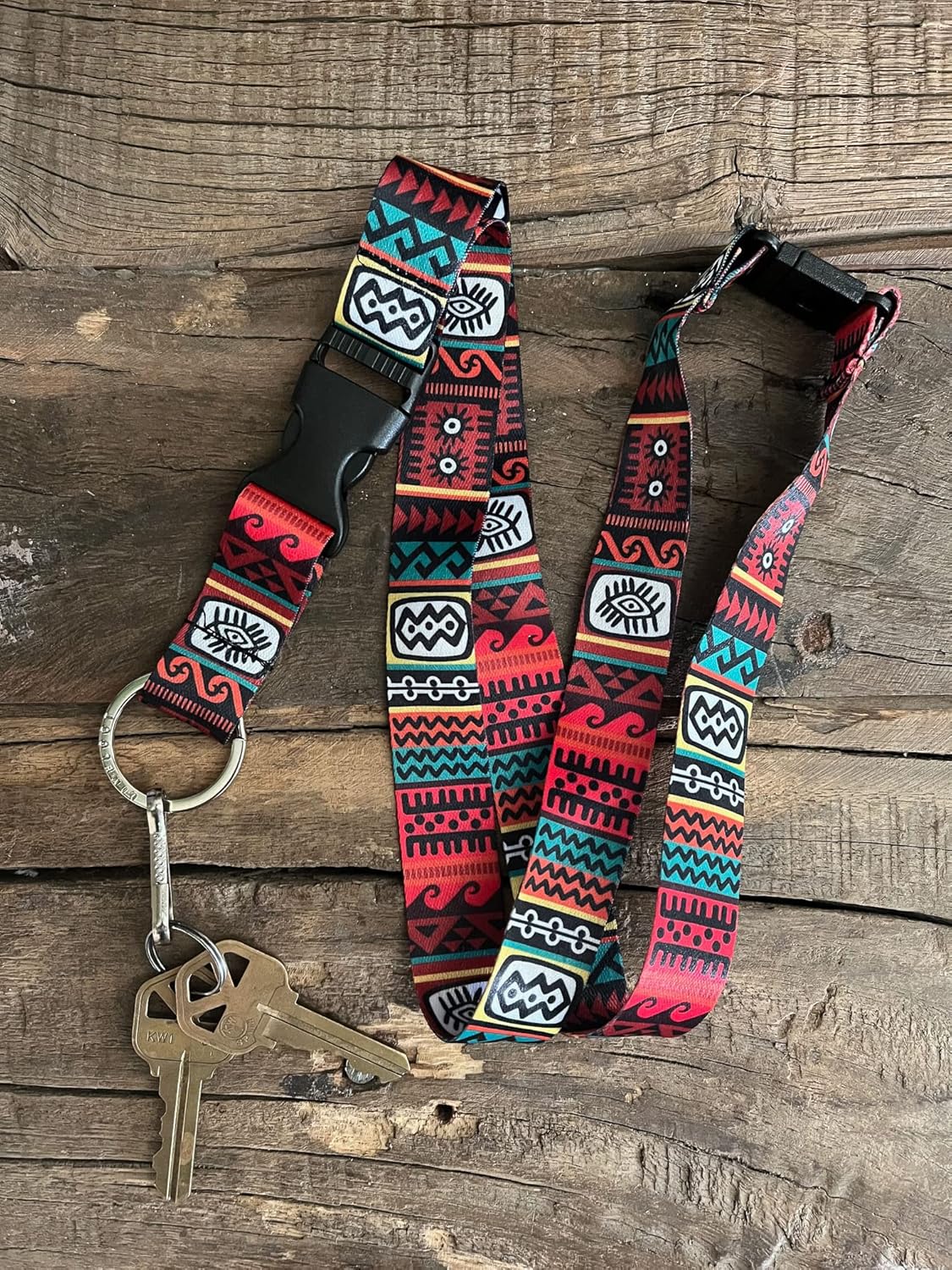 Limeloot Lanyard for Keys, ID Badge, Accessories | Neck Lanyard for Men and Women with Quick Release Buckle and Flat Ring