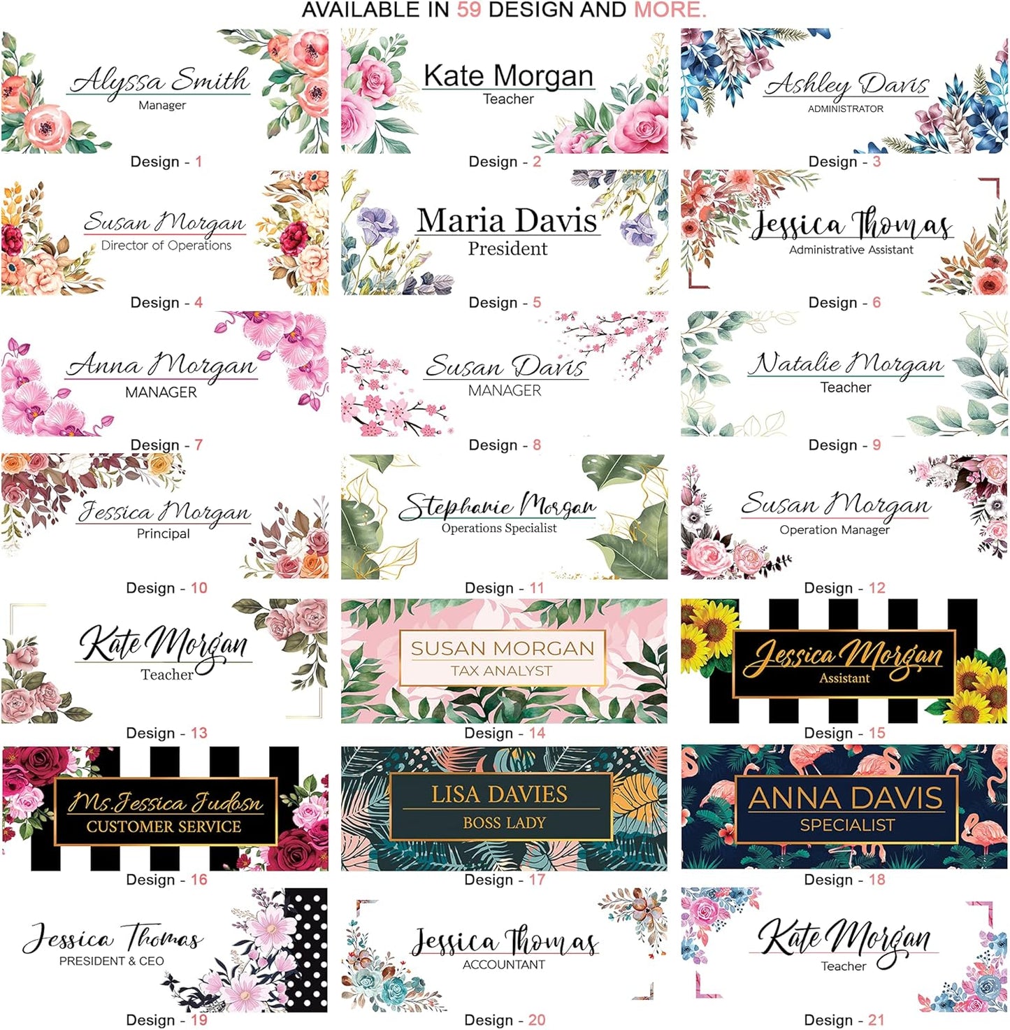 Personalized Desk Name Plate Plaque | Unique Gift | Wood Holder | Office Decor | Teacher Name Plate | Sign | Artswave (Elgant)