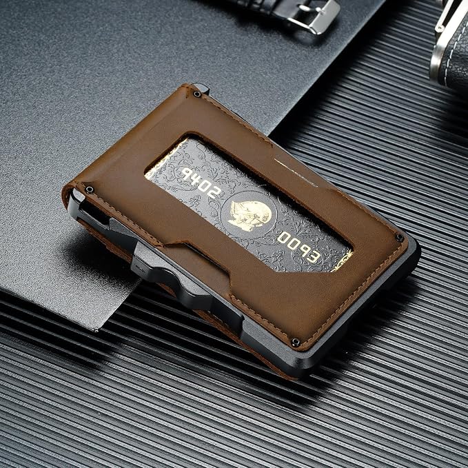 furid Genuine Leather Wallet for Men: Slim RFID Minimalist Wallets - Image 9