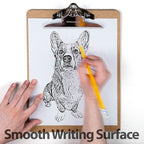 Officemate Recycled Wood Clipboards, Letter Size, Durable Hardboard Writing - Image 4