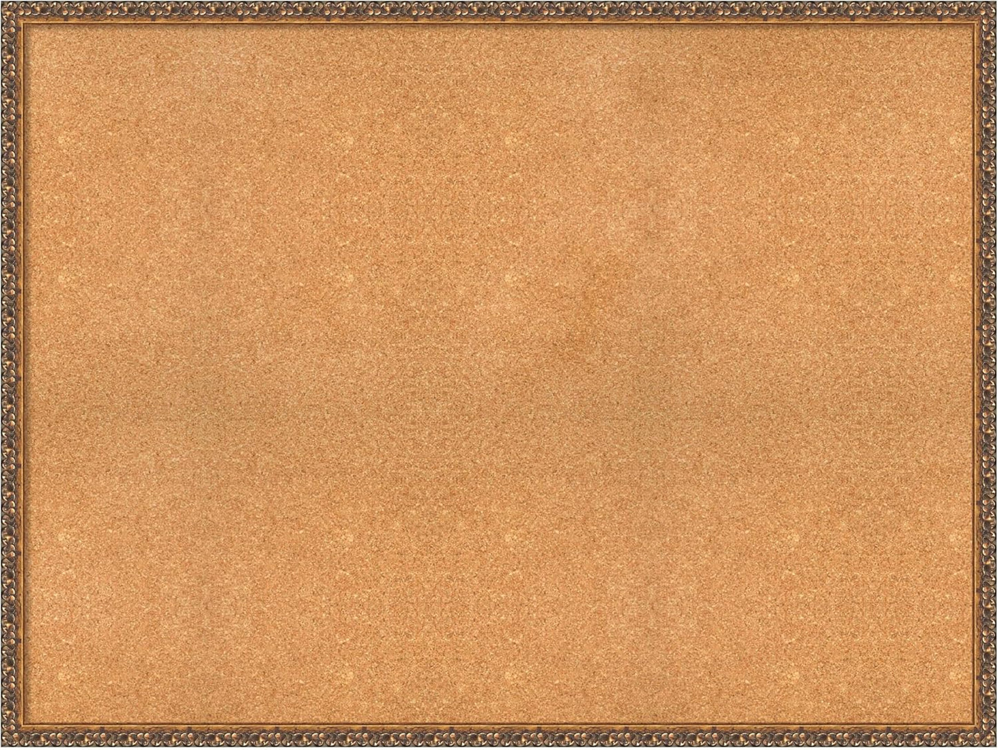 Amanti Art Natural Cork Board for Wall, 36x48 Vision Board with Bronze Frame, Oversize Corkboard Office Decor for Home Organization, Traditional Corkboard Pinboard to Display Items for Home