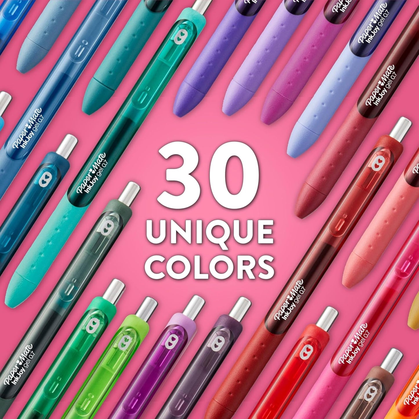 Paper Mate Colorful Gel Pens - InkJoy Gel Pens Assorted Medium Point (0.7). Perfect for Vibrant Colored Writing and Sketching with Paper Mate InkJoy 14 Count