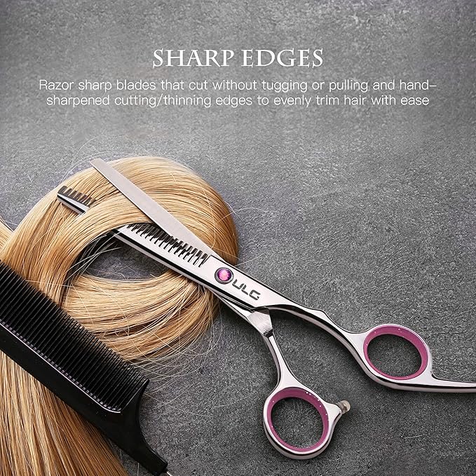 Hair Cutting Scissors Thinning Shears Kit ULG Professional Hairdressing - Image 5