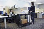 Rubbermaid Commercial Products 2-Shelf Utility/Service Cart, Lipped Shelves - Image 12